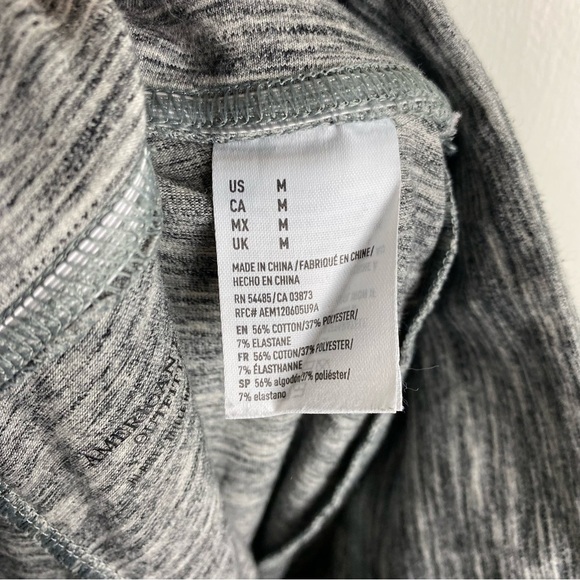 American Eagle High Waisted Fitted Flare Leg Leggings Heather Gray Size Medium - Picture 4 of 4